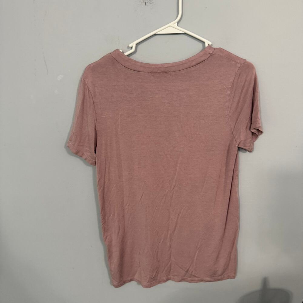 Heart & Hips Dusty Pink Choker Strap Neckline Top Women's Size Medium w/ Spandex - Picture 2 of 6